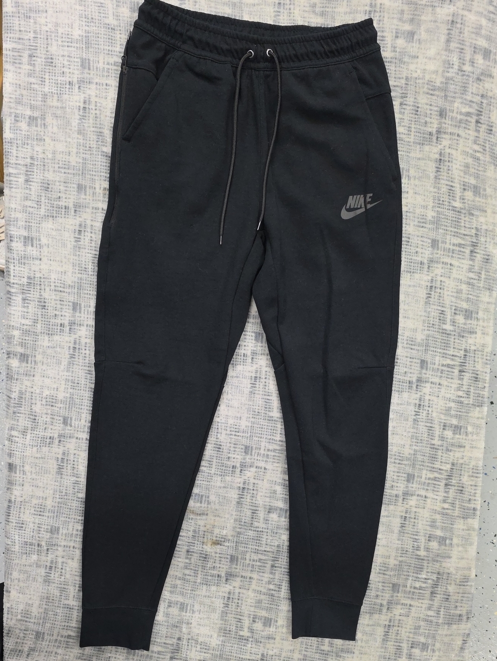 Nike Black TECH THIN Joggers